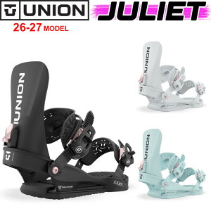 [�\�񏤕i] 26-27 �X�m�[�{�[�h ���j�I�� �r���f�B���O JULIET �W�����G�b�g ���f�B�[�X UNION BINDING �o�C���f�B���O 2026 2027 ���{���K�i