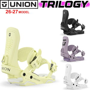[�\�񏤕i] 26-27 �X�m�[�{�[�h ���j�I�� �r���f�B���O TRILOGY �g�����W�[ ���f�B�[�X UNION BINDING �o�C���f�B���O 2026 2027 ���{���K�i