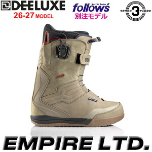 [�\�񏤕i] �t�H���[�Y�ʒ��INEW 26-27 �f�B�[���b�N�X DEELUXE �u�[�c EMPIRE LTD �G���p�C�A ���~�e�b�h ���U�[ S3 �M���^������Ȃ����̂܂ܗ�����C���i�[ 2026 2027 ���{���K�i