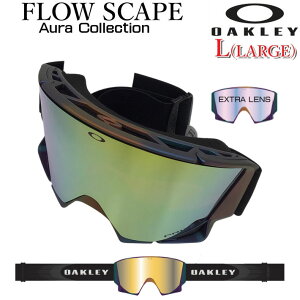 26-27 ���胂�f�� �I�[�N���[ �S�[�O�� OAKLEY FLOW SCAPE L oo7145A-20 Aura Collection �t���[ �G�X�P�[�v �G�� ���[�W�t�B�b�g �X�m�[�S�[�O�� �X�m�{�[ �X�L�[ 2026�y���z