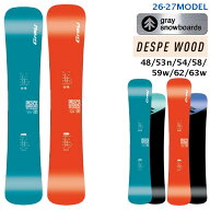 [予約商品] 26-27 グレイ GRAY DESPERADO WOOD デスペラード ウッド 148cm 153cmN 154cm 158cm 159cmW 16…