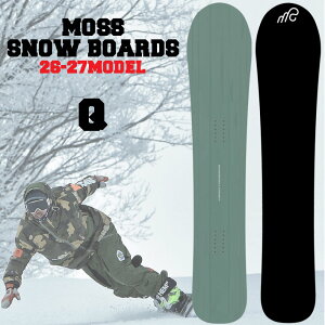 [�\�񏤕i] 26-27 MOSS �X�m�[�{�[�h Q 158cm Q�V���[�Y ���X�X�m�[�{�[�h �p�E�_�[�{�[�h �X�m�{ �X�m�{ �� 2026 2027 ���{���K�i