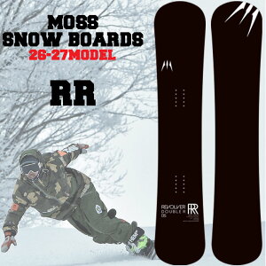 [�\�񏤕i] 26-27 ���X MOSS REVOLVER RR ���{���o�[ �_�u���A�[�� �X�m�[�{�[�h 135cm 140cm ���^�� �e�N�j�J���{�[�h �J�[�r���O �Z�~�n���}�[�w�b�h �X�m�{ �L�b�Y �W���j�A �� ���{���K�i