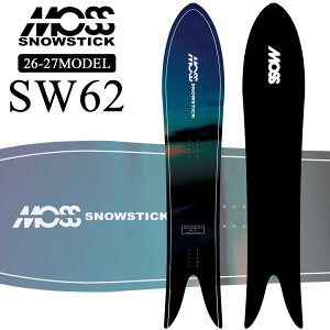 [�\�񏤕i] 26-27 ���X �X�m�[�X�e�B�b�N PQ49 MOSS SNOWSTICK �p�E�_�[�{�[�h SW62 162cm POWDER �X�m�[�{�[�h �X�m�{ �� ���{���K�i