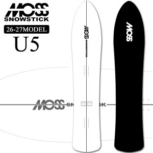 [�\�񏤕i] 26-27 MOSS SNOWSTICK �X�m�[�{�[�h ���X �X�m�[�X�e�B�b�N U5 ���[�t�@�C�u 157cm POWDER �p�E�_�[�{�[�h �������� �X�m�{ �� 2026 2027 ���{���K�i