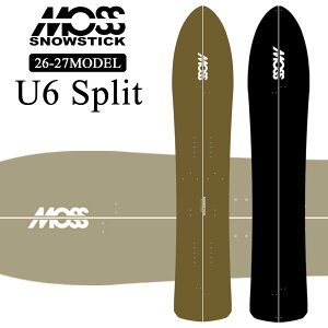 [�\�񏤕i] 26-27 MOSS SNOWSTICK �X�m�[�{�[�h ���X �X�m�[�X�e�B�b�N U6 Split 162cm POWDER �p�E�_�[�{�[�h �������� �X�m�{ �� 2026 2027 ���{���K�i