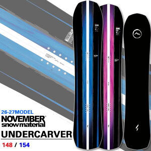 [�\�񏤕i] 26-27 �m�x���o�[ SNOWBOARD NOVEMBER �X�m�[�{�[�h �����Y ���f�B�[�X ���j�Z�b�N�X UNDERCARVER �A���_�[�J�[�o�[ 148cm 154cm �p�E�_�[�{�[�h �m�[�x���o�[ �� 2026 2027 ���{���K�i