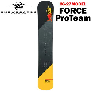 [�\�񏤕i] 26-27 �G�X�W�[ SG �X�m�[�{�[�h SNOWBOARDS FORCE PRO TEAM normal 155cm 160cm 160Fcm 165cm 165Fcm �t�H�[�X �v���`�[�� �A���y���{�[�h �A���p�C�� 2026 2027 �� �X�m�{