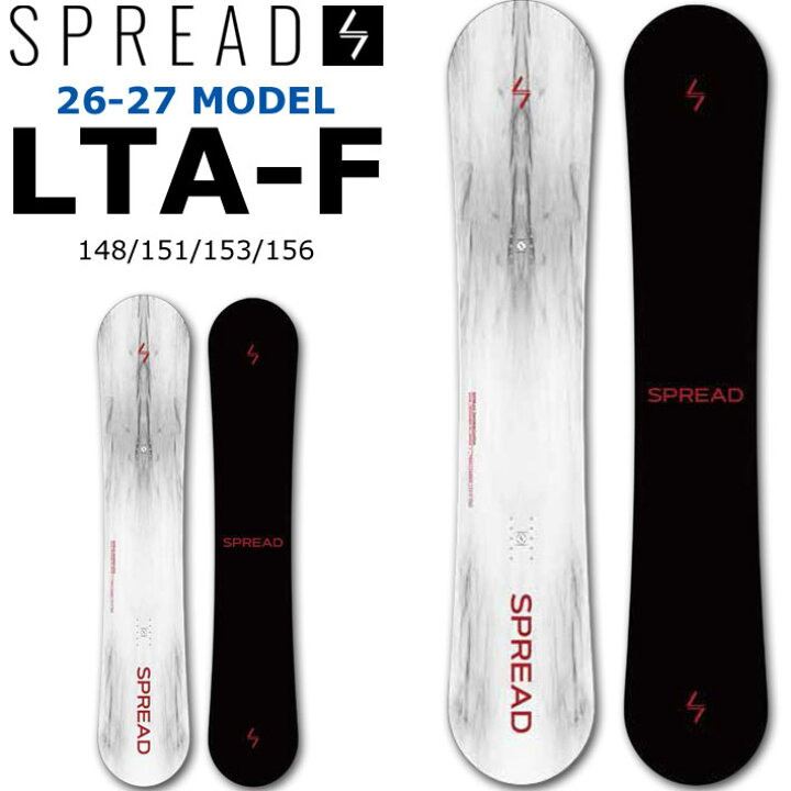 楽天市場】[予約商品] 26-27 SPREAD スプレッド SNOWBOARD 