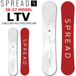 [�\�񏤕i] 26-27 SPREAD �X�v���b�h SNOWBOARD �X�m�[�{�[�h LTV �G���e�B�[�u�C 136cm 139cm 141cm 143cm 145cm 148cm ����T�� �v���f���[�X ���f�B�[�X���f�� �O���g�� 2026 2027