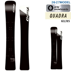 [�\�񏤕i] 26-27 �O���C GRAY QUADRA �N�A�h�� 163cm 185cm �A���y�� �A���y���{�[�h �X�m�[�{�[�h �I�K�T�J�� �� �X�m�[�{�[�h 2026 2027 ���{���K�i