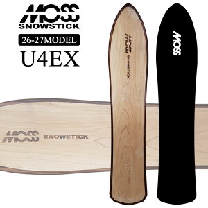 [�\�񏤕i] 26-27 ���X �X�m�[�X�e�B�b�N U4 EX MOSS SNOWSTICK �p�E�_�[�{�[�h 151cm 162cm POWDER �X�m�[�{�[�h �X�m�{ �� ���{���K�i