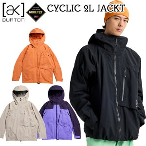 [�\�񏤕i] 26-27 BURTON �E�F�A �o�[�g�� �X�m�[�{�[�h [ak] CYCLIC GORE-TEX 2L JACKET �T�C�N���b�N �S�A�e�b�N�X 2���C���[ �W���P�b�g �����Y �T�C�N���N 2026 2027