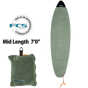26 FCS GO-Light Packable Stretch Midlength 7�f0�h �T�[�t�{�[�h �j�b�g�P�[�X �~�b�h�����O�X�{�[�h�p 7.0 �p�b�J�u�� �X�g���b�`�J�o�[ �T�[�t�B���y���z