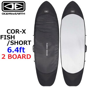 I[VAhA[X COR-X FISH/SHORT TRAVEL COVER 6.4ft 2BOARD RAGbNX OCEANEARTH n[hP[X T[t{[hP[X [T[tgbvW]