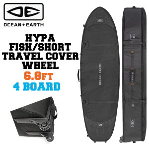 n[hP[X gxP[X OCEANEARTH T[t{[hP[X HYPA FISH/SHORT TRAVEL COVER COFFIN 4BOARD WHEEL [6f8] 4{[ I[VAhA[X [T[tgbvW]