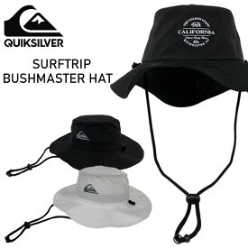【6月4日～ 3個購入でP10倍】2024 QUIKSILVER クイックシルバー ハット [QSA242704] SURFTRIP BUSHMASTER HAT 帽子 サーフハット [UV対策特集]