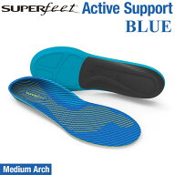 スーパーフィート インソール SUPER FEET Active Support BLUE アクティブ スポーツ ブルー Medium Arch …