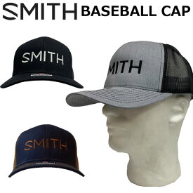 スミス SMITH キャップ 帽子 BASEBALL CAP ベースボール キャップ メッシュ スノーボード 日本正規品