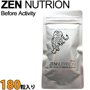 ZEN NUTRITION �y�[�� �j���[�g���V�����z ZEN Before Activity [���~�W�b�vL] �g�� [�����n] 180�� �X�|�[�c�T�v�������g �A�~�m�_�ܗL�H�i [��z�֑�������]�y���z
