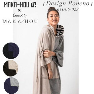 MAKA-HOU }Jz[ |` design poncho [61U06-02S] fUC|` ւ|` T[tByzy݁z