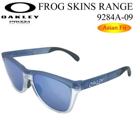 オークリー サングラス OAKLEY アジアンフィット FROGSKINS 9284A-09 フロッグスキン レンジ 偏光レンズ polarized Asia Fit プリズムレンズ 日本正規品【あす楽対応】