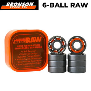 �u�����\�� �X�s�[�h BRONSON SPEED BEARING BEARING 6-BALL RAW �X�P�[�g�{�[�h �x�A�����O sk8 [���[���֔������i]