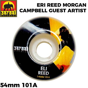 �T�g���E�B�[�� SATORI MOVEMENT �X�P�[�g�{�[�h �E�B�[�� WHEEL [13] ELI REED MORGAN CAMPBELL GUEST ARTIST SERIES 101A 54mm �T�g�����[�u�����g �n�[�h�E�B�[�� SKATE BOARD �y���z