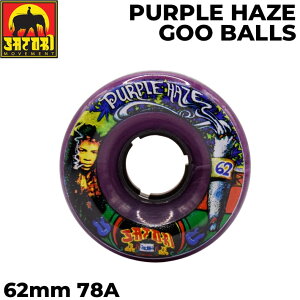 TgEB[ SATORI MOVEMENT WHEEL GOO BALLS PURPLE HAZE [4] 78A 62mm XP[g{[h EB[ Tg[ug \tgEB[ N[U[EB[ SKATE BOARD yz