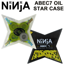 NINJA BEARING ニンジャ ベアリング ABEC7 (オイルタイプ) スターケース入り スケートボード スケボー SK8 パーツbr>【あす楽対応】