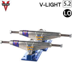 �X�P�{�[ �g���b�N �x���`���[ VENTURE TRUCK V-LIGHT 5.2 CREST POLISHED BLUE [LOW] �X�P�[�g�{�[�h �g���b�N �y�ʃ��f�� [VT45]�y���z