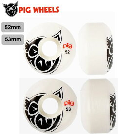 NEW PIG WHEELS スケートボード ウィール HEAD NATURAL #2 52mm 53mm 101A ピッグ ウィール スケート パーツ SK8 スケボー【あす楽対応】