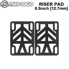 MINI LOGO ミニロゴ RISER PAD [ライザーパッド] 2枚入り 0.5インチ[12.7mm] スケートボード スペースパッド パーツ【あす楽対応】