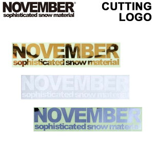 �X�m�[�{�[�h �X�e�b�J�[ NOVEMBER�y�m�x���o�[�z�X�e�b�J�[ CUTTING LOGO! �J�b�e�B���O���S [7][8][9] �y���z
