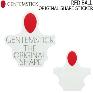 GENTEM STICK �Q���e���X�e�B�b�N RED BALL ORIGINAL SHAPE STICKER �X�m�[�{�[�h �A�N�Z�T���[ �X�e�b�J�[ [26] [27]�y���z