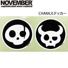 NOVEMBER 【ノベンバー】ステッカー CHARA STICKER SET [33] スノーボード キャラステッカーセット [即]