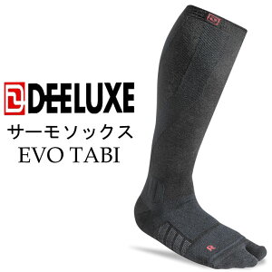 NEWモデル DEELUXE ディーラックス サーモソックス EVO TABI タビ型 スノーボード 靴下 ユニセックス【メール便発送商品】