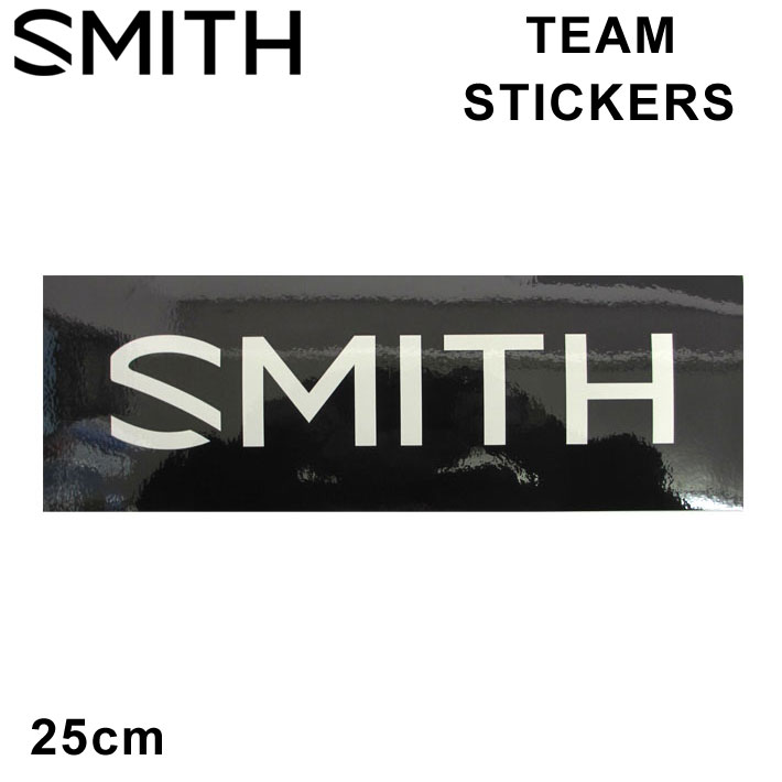 100%品質保証! メール便対応 SMITH スミス 正規販売店 ステッカー 使い勝手の良い STICKER あす楽対応 スノーボード TEAM 25cm