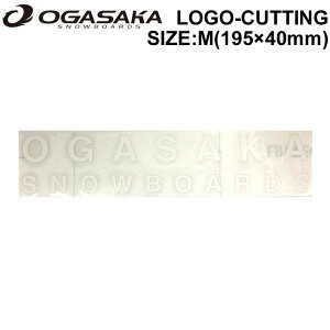 OGASAKA IKTJ Xm[{[h XebJ[ LOGO-CUTTING MTCY S JbeBO [19] 195mm × 40mm V[ STICKERyz