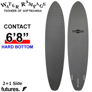 2026 �E�H�[�^�[�����y�[�W WATER RAMPAGE �\�t�g�{�[�h CONTACT 6'8 �R���^�N�g HARD BOTTOM �~�b�h�����O�X �T�[�t�{�[�h ���{���K�̔��X [�c�Ə����ߑ�������]