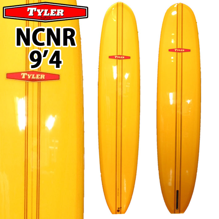 想像を超えての Follows40周年記念特別価格 タイラー サーフボード Tyler Surfboards Ncnr 9 4 Yellow Single Fin シングルフィン ロングボード 条件付き Chancen International