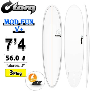 2026 torq surfboard �g���N �T�[�t�{�[�h PINLINE DESIGN MOD FUN V+ 7'4 [White Pinline] �t�@���{�[�h �G�|�L�V�{�[�h ������ ���S�� �r�M�i�[ [�c�Ə����ߑ�������]