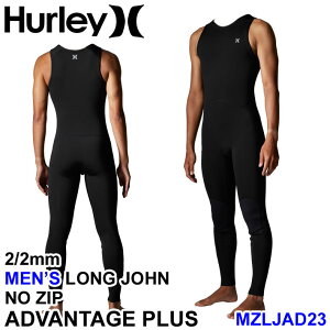 2023 Hurley ハーレー ウェットスーツ [MZLJAD23] ロングジョン メンズ 2mm × 2mm NO ZIP ノンジップ ADVANTAGE PLUS アドバンテージ プラス LONG JOHN サーフィン ウエットスーツ Wet Suits
