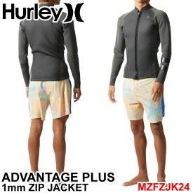 2024 ハーレー Hurley ウェットスーツ ジャケット [MZFZJK24] メンズ ADVANTAGE PLUS 2mm FRONT ZIP フロントジップ L/S JACKET アドバンテージ プラス サーフィン ウエットスーツ 日本正規品【あす楽対応】