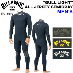 2025 Billabong Z~hC tX[c [BF018-610] r{ EFbgX[c GULL LIGHT ZIPPER SYSTEM ALL JERSEY 5x3mm Y W[W XL N T[tByz