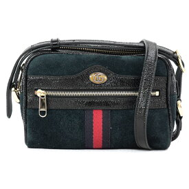 【30日(木)ポイント10倍】グッチ GUCCI (517350 0KCDG 8774 NAVY) ネイビー スエード ポシェット クロスボディ GGロゴ ショルダーバッグ バッグ