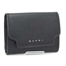 マルニ MARNI (PFMO0072U0 LV520 Z360N BLACK) 23SS ブラック SAFFIANO LEATHER COIN CASE サフィアーノ コインケース 小銭入れ