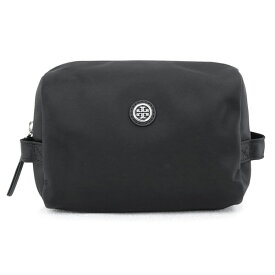 トリーバーチ TORY BURCH (84999 001 BLACK) 23SS ブラック VIRGINIA LARGE COSMETIC CASE ヴァージニア ポーチ 化粧ポーチ