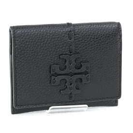 訳あり トリーバーチ TORY BURCH (79424 001 BLACK) 21awブラック MCGRAW FLAP CARD CASE マックグロー カードケース