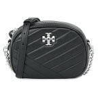 【P10倍★3/30～4/1】トリーバーチ TORY BURCH (90450 002 BLACK-ROLLED NICKEL) 22aw ブラック KIRA CHEVRON SMALL CAMERA BAG ショルダーバッグ バッグ